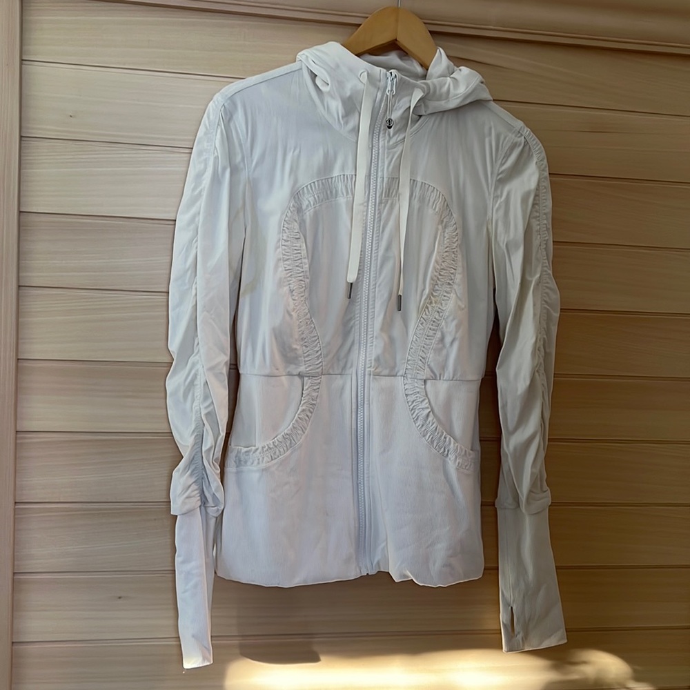 Lululemon -reversible zip-up hooded jacket -size 8